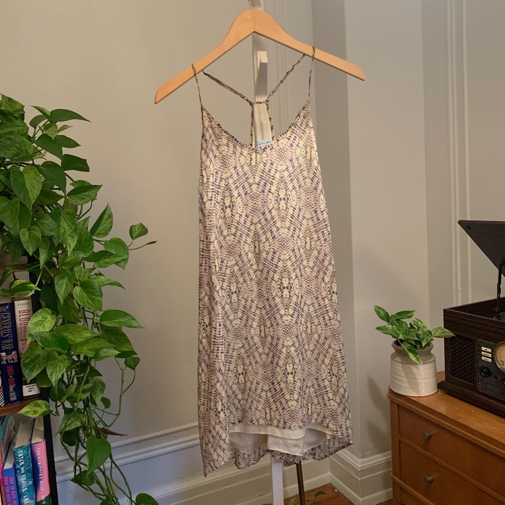Silk shift dress